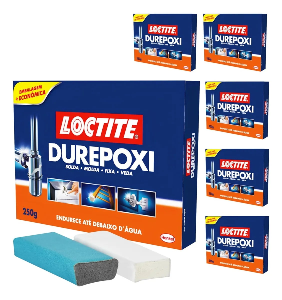 DUREPOXI/ LOCTITE/ SOLDA/ MOLDA/ FIXA/ VEDA