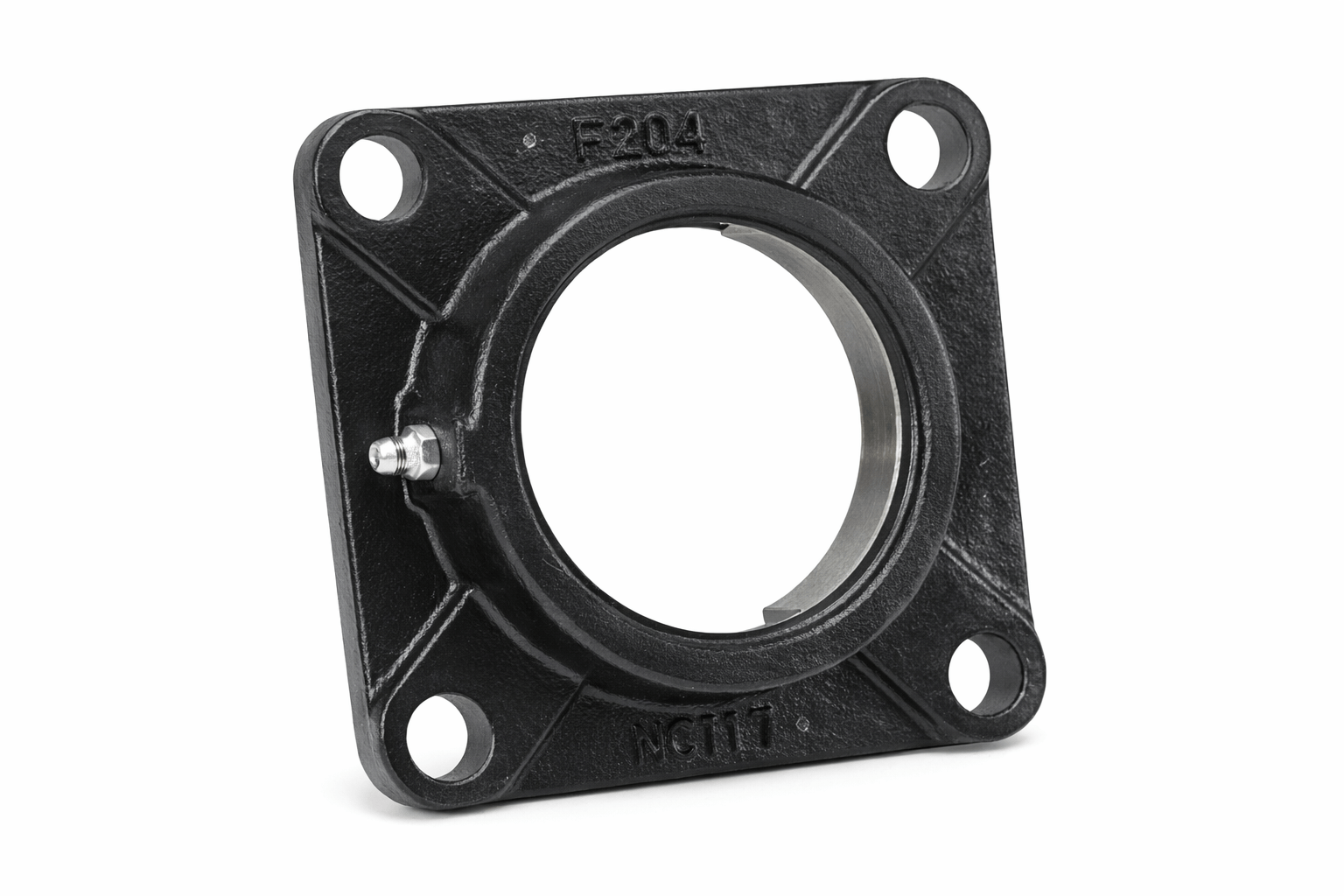 F208 - Mancal Flange Em Aço Inox