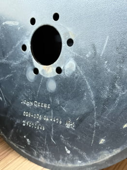 DISCO PLANO 16" X 4,5 MM/ JOHN DEERE/ PLANTADEIRA/ CORTE SIMPLES/ CQ23727/ 0603023075/