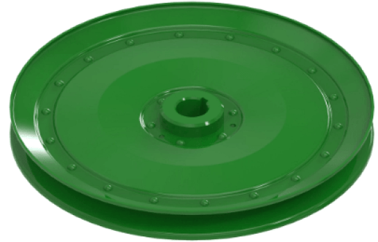 POLIA DE ACIONAMENTO DO ELEVADOR DE GRÃO LIMPO