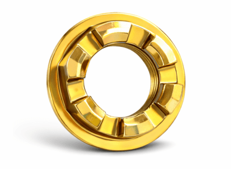 0501010888 - PORCA CASTELO 1.3/4 10 FIOS SEXT 2.5/16