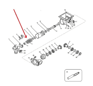 200146000 - Rosca Helicoidal Passo 1 Fertisystem