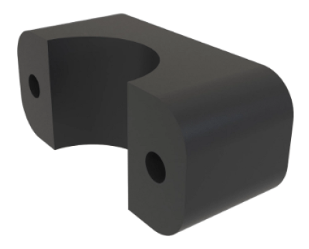 N207263 - Braçadeira de Bloco de 1 Diâmetro JD