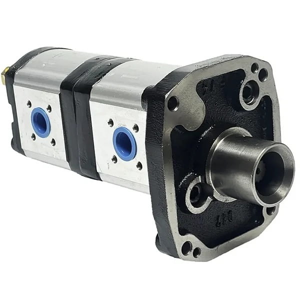 BOMBA HIDRAULICA DUPLA - VALTRA/VALMET 885 4X4/985 4X4/1280/1580/1780 - 81131100 / 80206610 / 9510080740