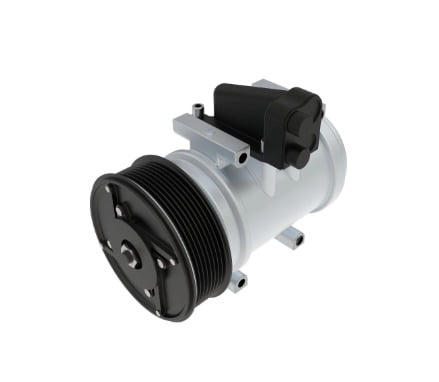 COMPRESSOR DE AR 8PK 12V JOHN DEERE SERIE 5000/6000/7000 - DQ49620/AL153386 - DENSO COMPRESSOR DE AR 8PK 12V JOHN DEERE SERIE 5000/6000/7000 - DQ49620/AL153386 - DENSO