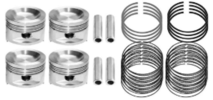 PA1934STD - KIT PISTÃO E ANEIS STD