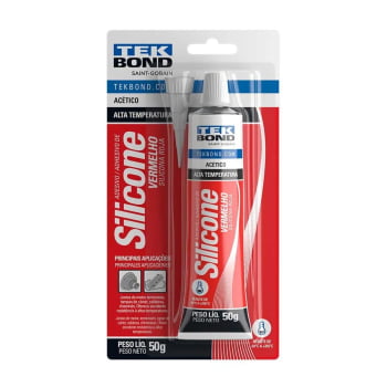 SILICONE VERMELHO  ACÉTICO